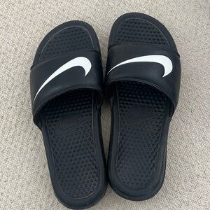 Nike Black Comfort Slides